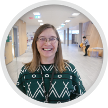 Mahtte Sikku Valio lea govven Inger Márjjá Nilut. Portrettbilde av Inger Márjá Nilut