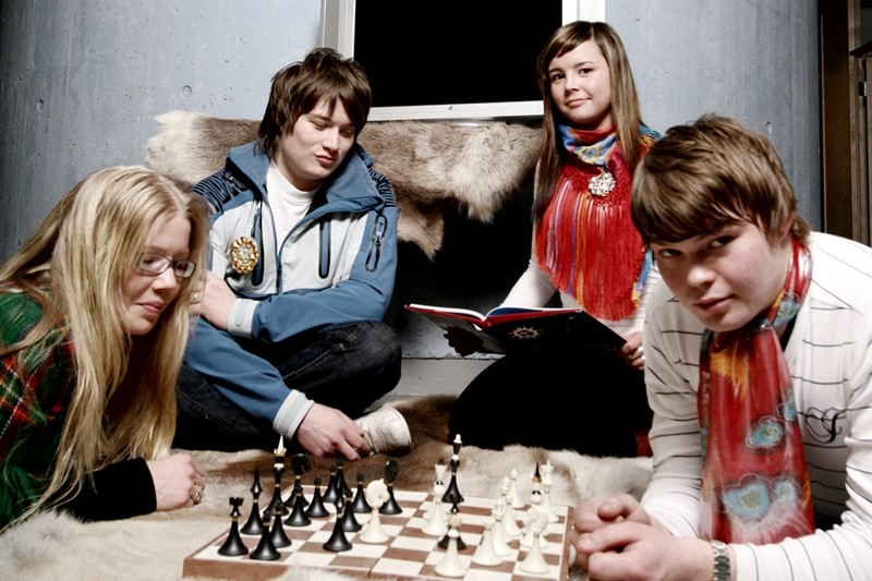 Girjás árgabeaivi leat studeantan allaskuvllas, Govven: Kenneth Hætta Studeantan Sámi allaskuvllas / student ved samisk høgskole