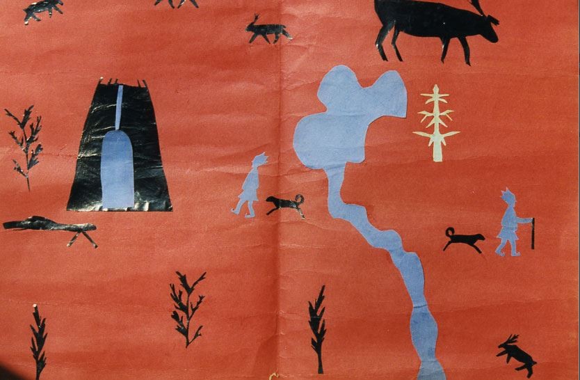 ©Angélina Vinciguerra Bilde av barnetegning fotografert av Alan Borvo