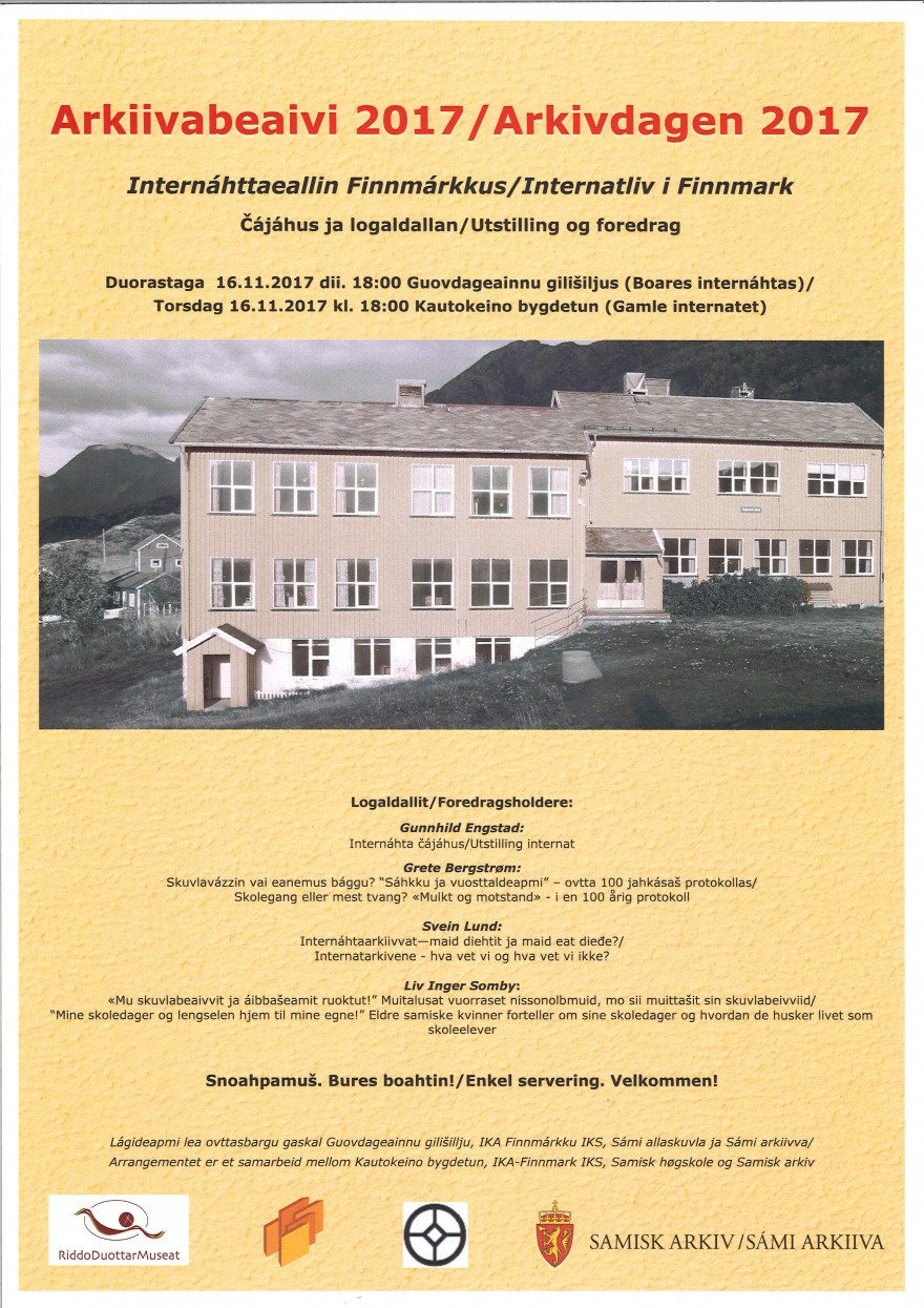 Plakat for arkivdagen 2017