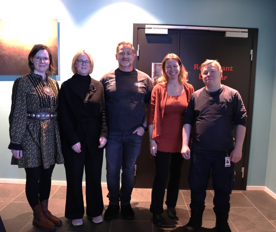 Risten Lansman, Hanne R. Løfsnes, Antonio Spagnolo, Hilde Fiva Buzungu, Joret Mihkkal Bals.