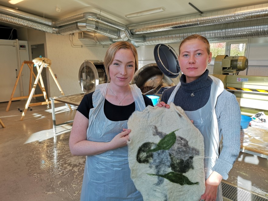 Erle & Anna-Kajsa Bilde av Erle Elisabeth og Anna-Kajsa.