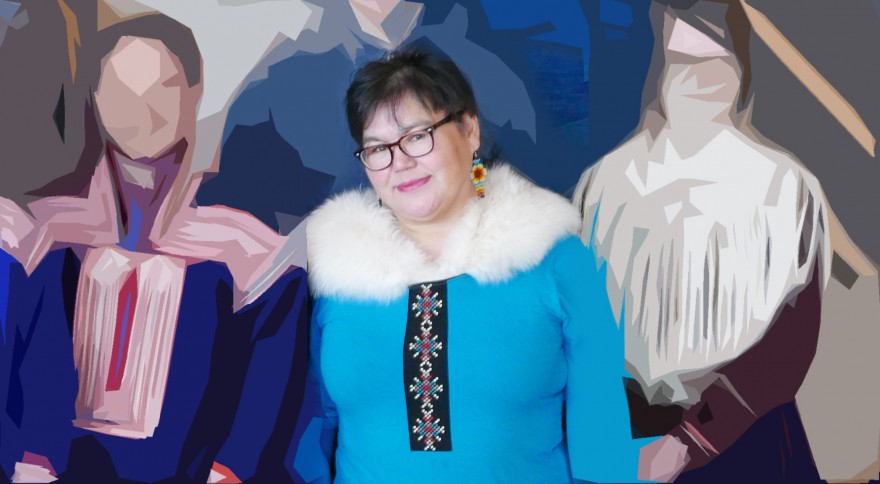 Montasje og foto av Mahtte Sikku Valio Bilde og montasje av Inga Hansen