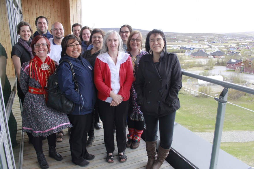 Verdde qsahusat xoahkkqnan Guovdageaidnui Bilde av Verdde delegatene