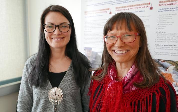 SA rektoráhta Bilde av prorektor og rektor ved samisk høgskole