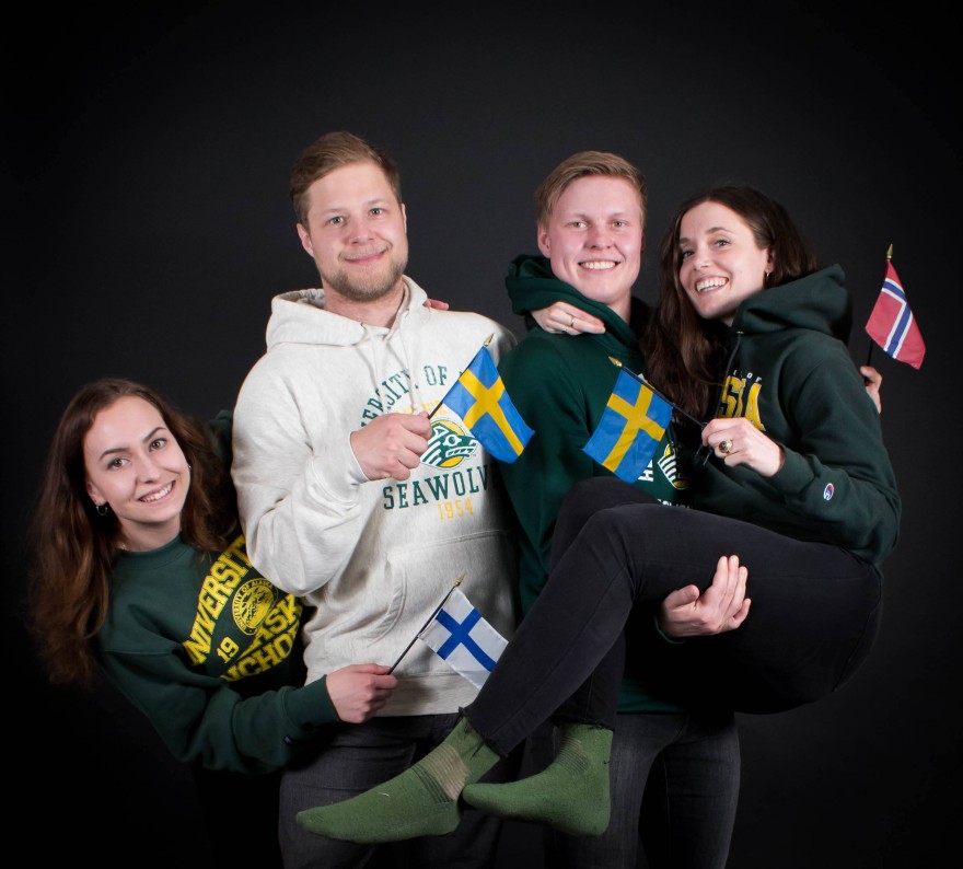 Studeanttat Norggas, Suomas ja Ruoŧas lonohallamis Alaskas 2018