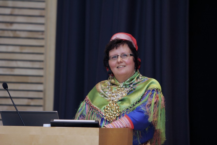 Inger Marie Diehtosiiddas Govva Inger Márjjás, Diehtosiidda sáhkaskáiddis.