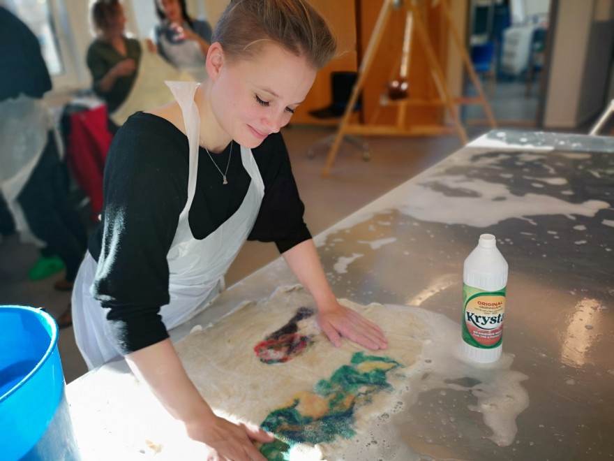 Ida duhppe ulluin. Bilde av Ida Holm Hansen