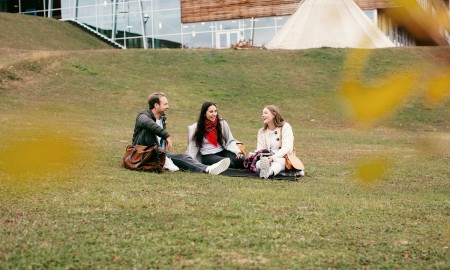 Sámi allaskuvlla studeanttat. Govven: Árvu/Stine Marje Vars