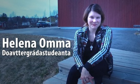 PhD kandidáhtta Helena Omma Bilde av Helena Omma.