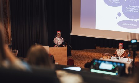 Berit-Ellen Juuson bealušta doavttirgrádadutkamuša. Govven: Foto Norvang