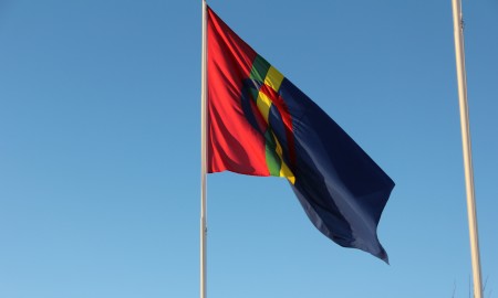 Bilde av samisk flagg