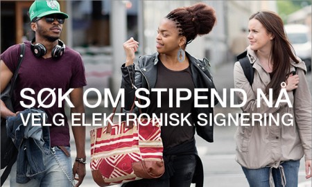 Reklame fra Lånekassen.