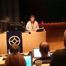 Bilde av rektor Gunvor Guttorm i Sáhkaskáidi, Diehtosiida