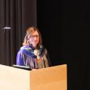 Solveig Joks disputas på Diehtosiida.