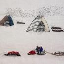 Bilde av kunstverk laget av Britta Marakatt-Labba