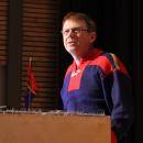 Torkel Rasmussen ved talerstolen.