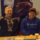 Govas leabá Mikkel Ole Eira ja Sergey Gavrilov Ráisás vuovdáleamen Sámi allaskuvlla oahppufálaldagaid vejolaš studeantaide.